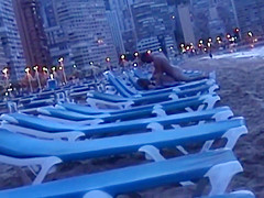 Caught fucking on a Spanish beach