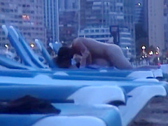 Caught fucking on a Spanish beach
