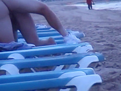 Caught fucking on a Spanish beach