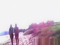 2 girls on the beach