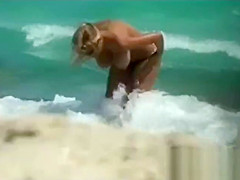 Hidden Camera Records Nice Tits At Nude Beach