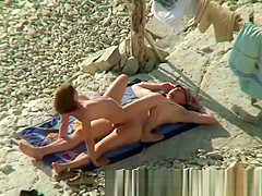 Couple Share Hot Moments On Nude Beach