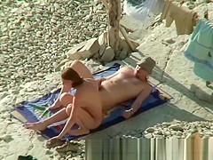 Couple Share Hot Moments On Nude Beach