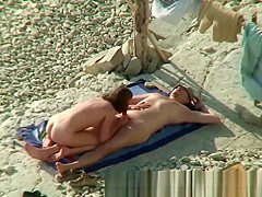 Couple Share Hot Moments On Nude Beach