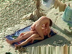 Couple Share Hot Moments On Nude Beach