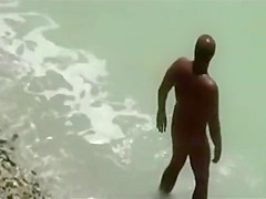 Voyeur on public beach sex
