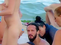 NUDEAmateur Nude Beach MILFs