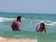 sex at the beach - wife fucks strangers