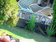 Big Ass Thongs Sexy teens Tanning beach Voyeur HD Spycam Vid