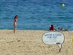 After beach babe fucked in boutique