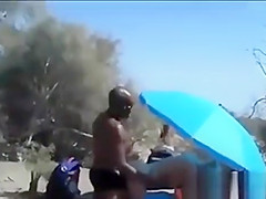 White Slut Fucked By Black Dude In Front Of Strangers.