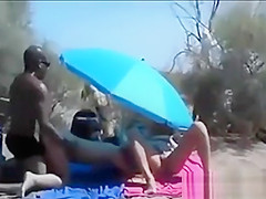 White Slut Fucked By Black Dude In Front Of Strangers.