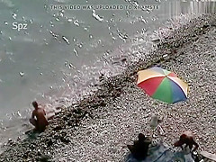 Mature Couple Fucks At Nudist Beach Voyeur Spycam