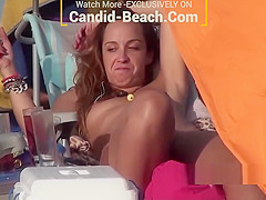 Slim shaved pussy naked milfs at the beach spycam voyeur