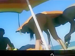 Nude Beach - Hot Mmf Threesome - Huge Audience