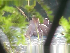 Russian Couple In Public Beach Fucking Caught Spycam