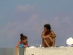 Splendid nude beach voyeur spy cam video