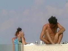 Splendid nude beach voyeur spy cam video
