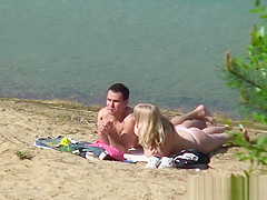 PUBLIC BEACH Suck and Fuck CAUGHT on CAMERA