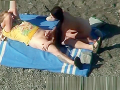 Russian Young Couple Fuck At Nude Beach Hidden Camera