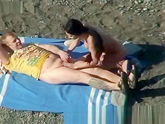 Russian Young Couple Fuck At Nude Beach Hidden Camera