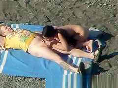 Russian Young Couple Fuck At Nude Beach Hidden Camera