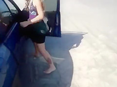 Changing for beach in Brazil