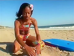 Bikini aside on the beach