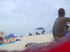 EXHIBITIONIST WIFE #99- HEATHER TAKES HER HUBBY HER GIRLFRIEND TO THE NUDE BEACH! WE MEET HER FRIEND.
