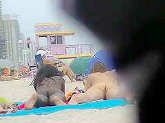 EXHIBITIONIST WIFE #99- HEATHER TAKES HER HUBBY HER GIRLFRIEND TO THE NUDE BEACH! WE MEET HER FRIEND.