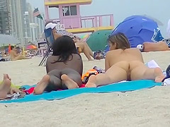 EXHIBITIONIST WIFE #99- HEATHER TAKES HER HUBBY HER GIRLFRIEND TO THE NUDE BEACH! WE MEET HER FRIEND.