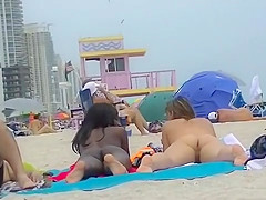 EXHIBITIONIST WIFE #99- HEATHER TAKES HER HUBBY HER GIRLFRIEND TO THE NUDE BEACH! WE MEET HER FRIEND.