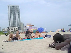 EXHIBITIONIST WIFE #99- HEATHER TAKES HER HUBBY HER GIRLFRIEND TO THE NUDE BEACH! WE MEET HER FRIEND.