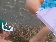 GREAT MIX OF WOMEN AT A NUDIST BEACH CAUGHT ON SPY CAM