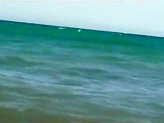 Nudist beach voyeur