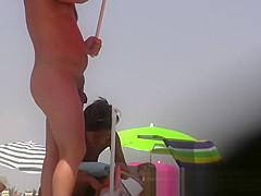 Nudist beach voyeur preys on hot women