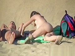 Voyeur Real Couple Nude On Secluded Beach Drilling public
