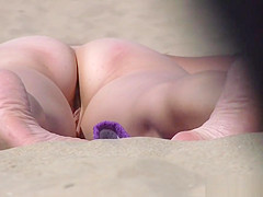 Shaved Big Pussy Lips Cameltoe Nudist Milf Voyeur HD Video