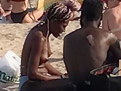 Topless By Coney Island Beach, NY - The 2019 Mermaid Parade