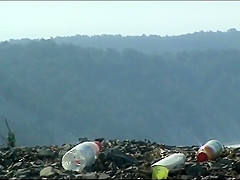 Mature woman with a big ass on a nudist beach