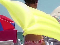 big tits on nude beach