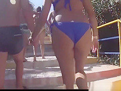 Thong Big Butt latin teens beach Voyeur Bikini Spycam HD