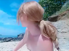 Naked beach teen