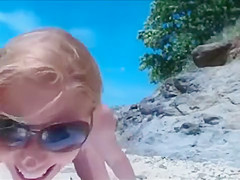 Naked beach teen