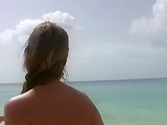 Girls are having sex at Nude Beach