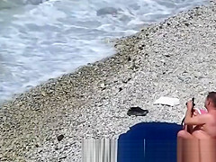 Kama Sutra Sex Horny Couple In Nudist Beach Spycam