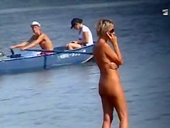 Private nudist beach