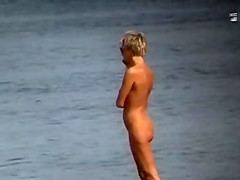 Private nudist beach