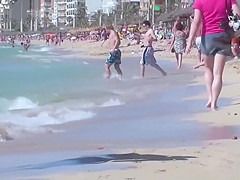 Caught and Voyeur Real Lesbian Teens at Beach on Ballerman 6