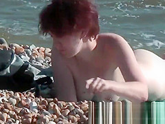 Beautiful nudist babes on beach posing for me